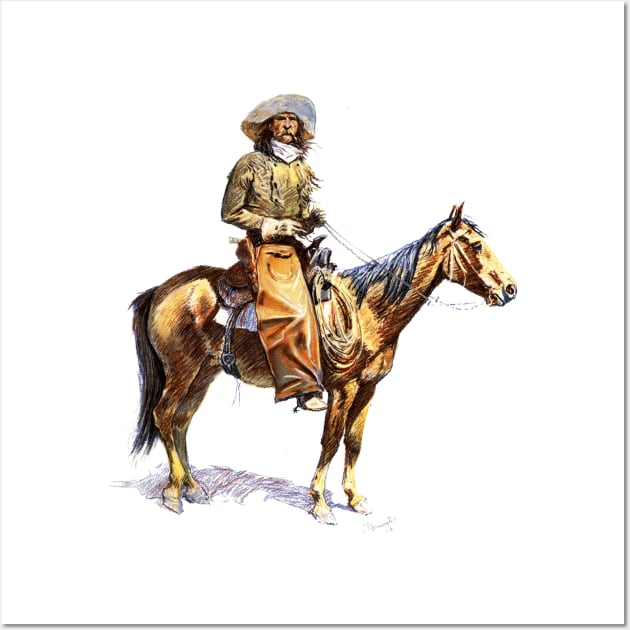 Arizona Cowboy by Frederic Remington Wall Art by Naves